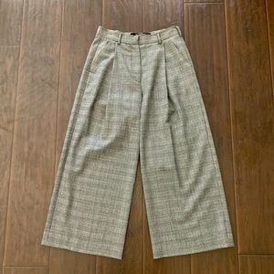 Pedro Del Hierro Madrid Womens Dress Wool Pants Herringbone